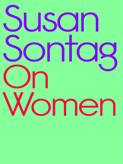 Title details for On Women by Susan Sontag - Available